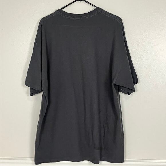 Vintage The Big Lebowski Abide Crest Movie Graphic T Shirt Mens XL Black - Picture 2 of 6